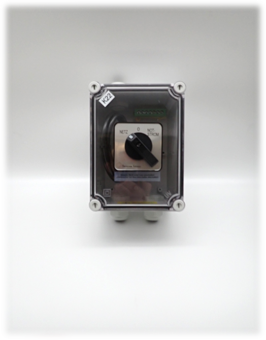 Bild 1 von Notstromumschalter / Netzumschalter für Stromaggregat  / (Typ NSS K) NSS K22