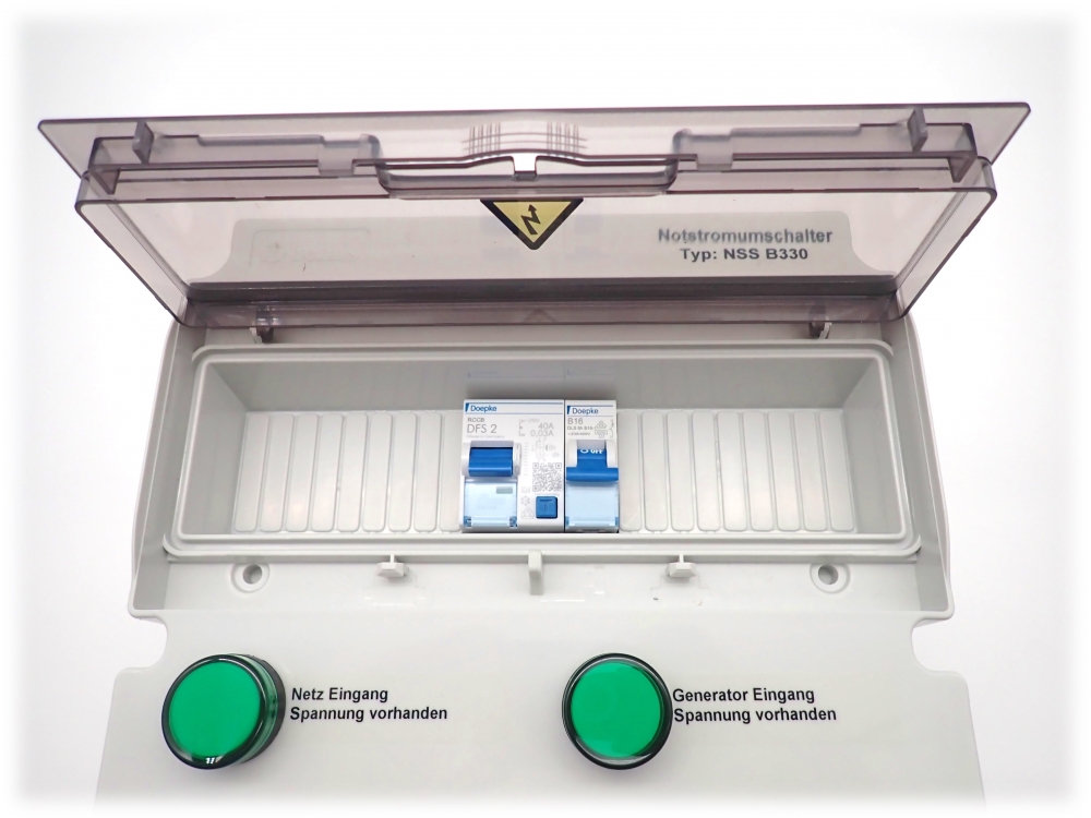Bild 1 von Notstromumschalter / Netzumschalter für Stromaggregat  / (Typ NSS B) NSS B 330